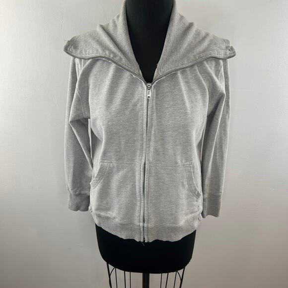 Free People Gray Zip-Up Jacket - Picture 3 of 11